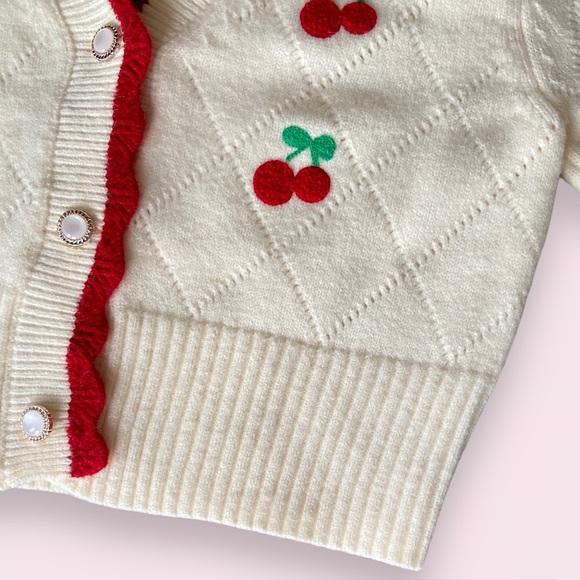 SOLD • cider cherry cardigan - Picture 8 of 15